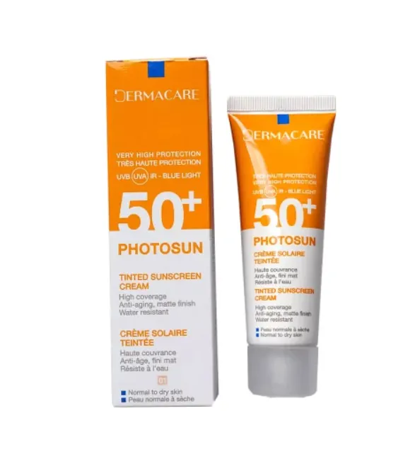 DERMACARE PHOTOSUN CREME PROTECTRICE TEINTEE 01 SPF 50 PEAU NORMALE A SECHE