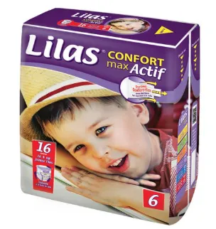 Couche Lilas Confort taille 6 (16kg+)