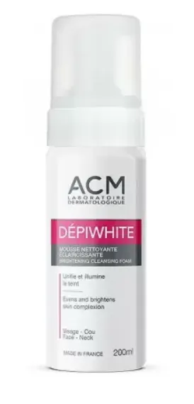 ACM DEPIWHITE MOUSSE NETTOYANTE ECLAIRCISSANTE 200ML