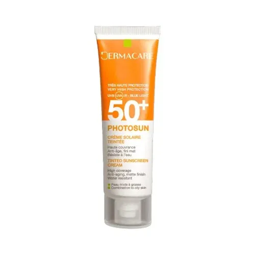 DERMACARE PHOTOSUN Crème Solaire teintée 1.5 Peaux Mixtes à Grasses spf 50