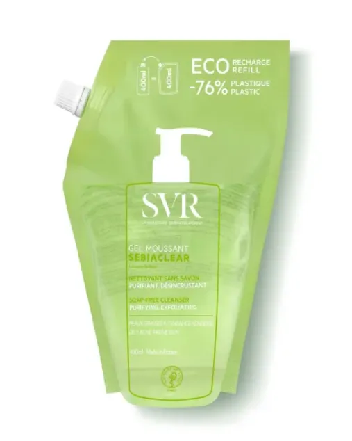 SVR SEBIACLEAR GEL MOUSSANT RECHARGE 400ML