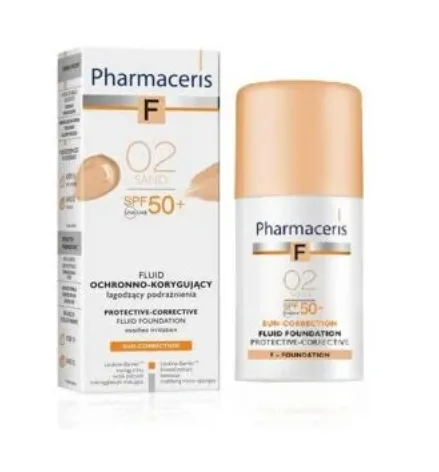 PHARMACERIS F FOND DE TEINT SPF 50+ (02 SAND) 30ML