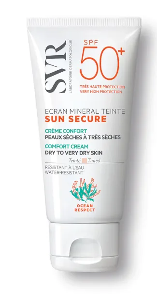 SUN SECURE Écran Minéral Teinté Peaux sèches à très sèches