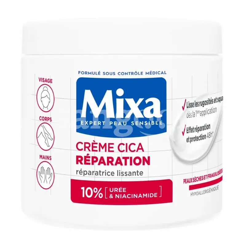 MIXA CREME HYDRATANTE 400ML CICA REPARATION