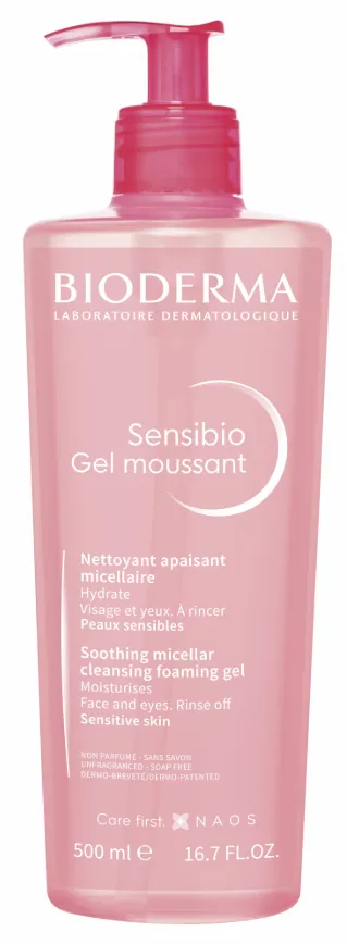 Bioderma Sensibio Gel nettoyant Femmes 500 ml